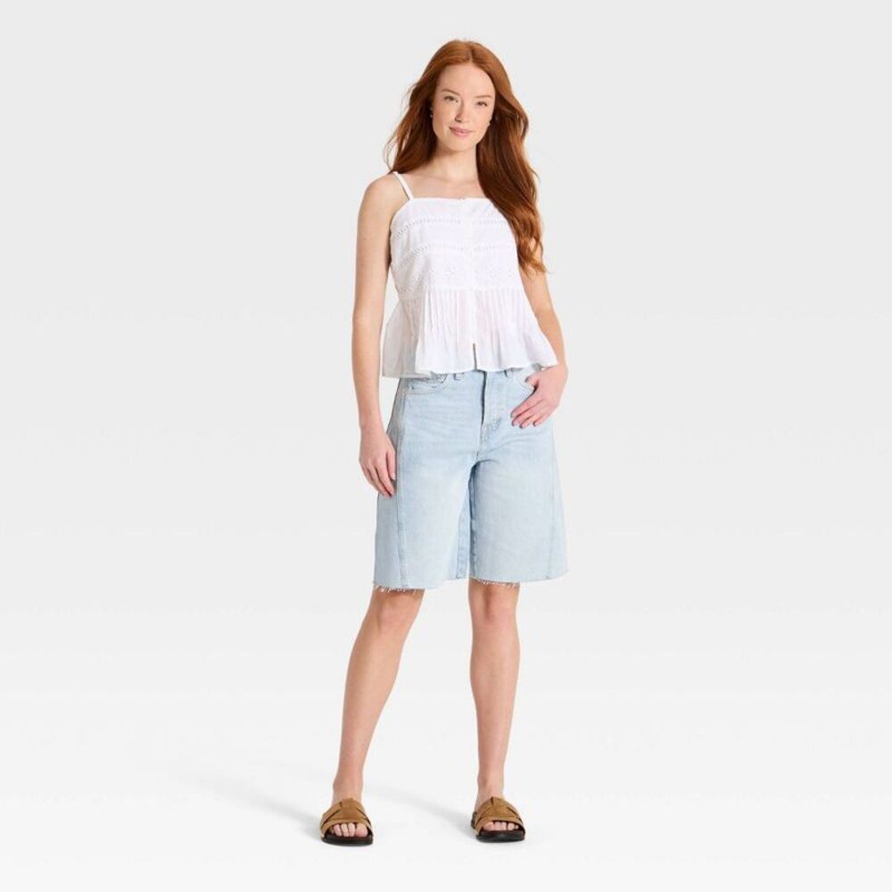 Women's Barrel Shorts 10.25" - Universal Thread Light Blue 8